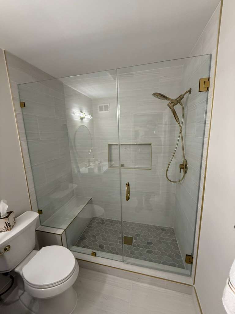 Shower Glass Installation After