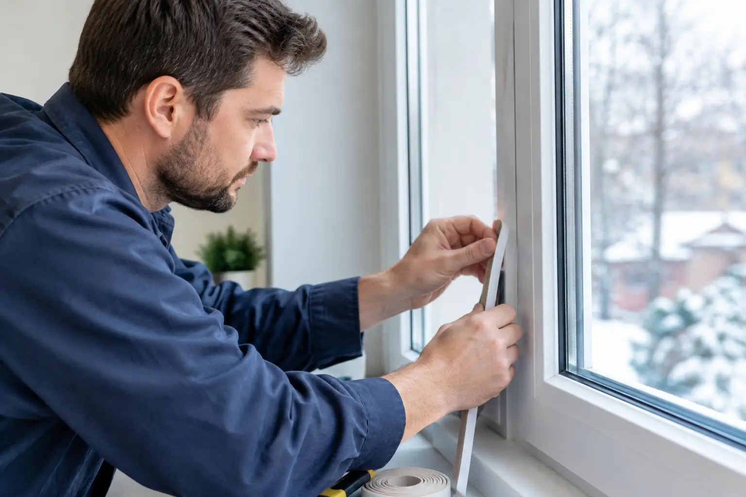 Drafty Window Repair That Stops Cold Air