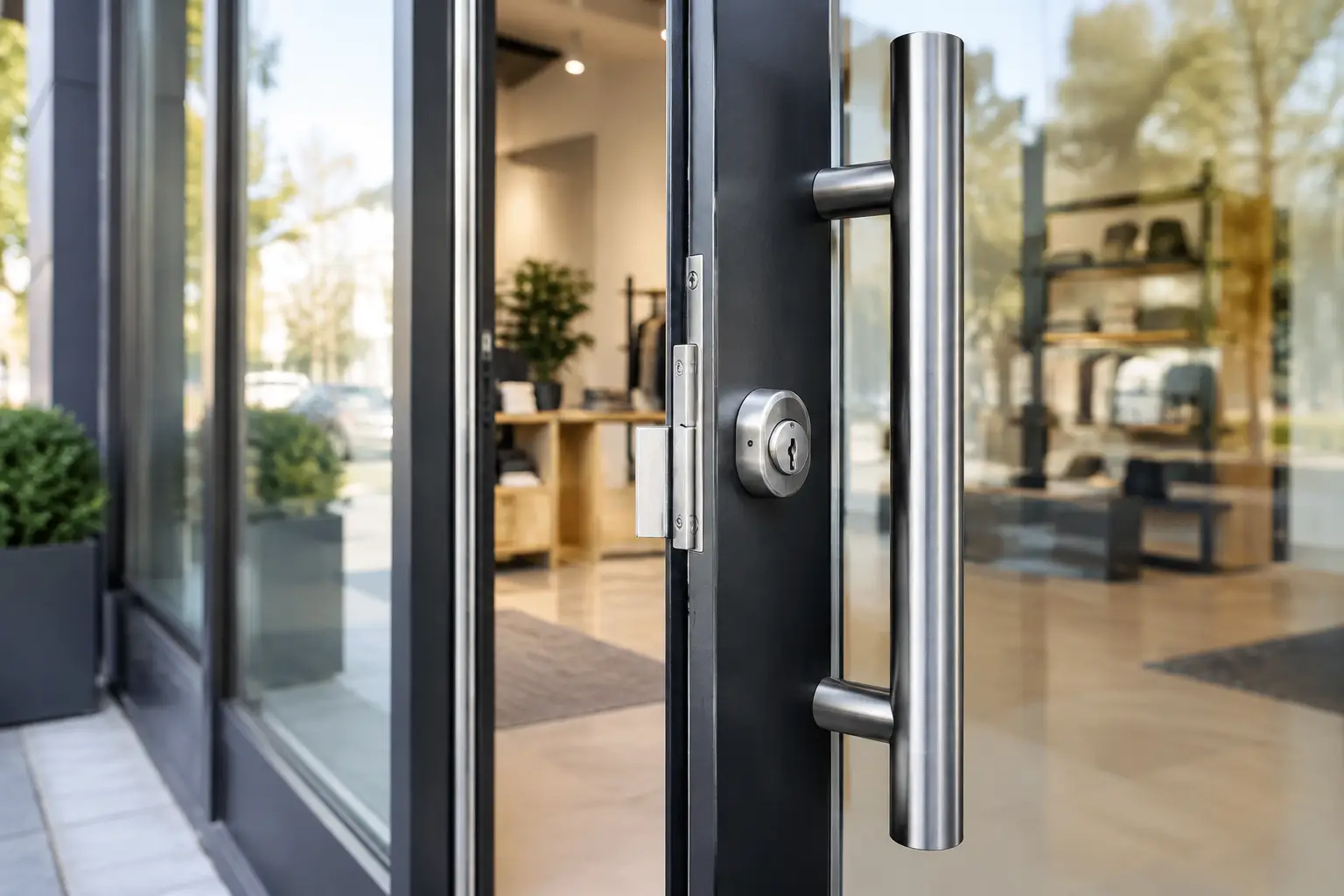 Best Storefront Hardware for Secure Business Doors
