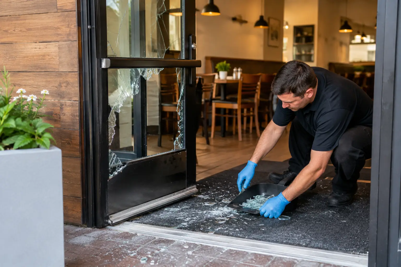 Restaurant Entry Damage Recovery: Fast Steps